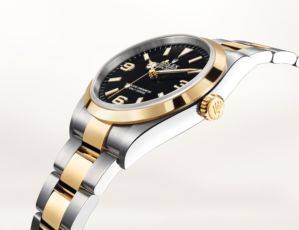 Versão Rolesor em Ouro Amarelo 18k e Oystersteel