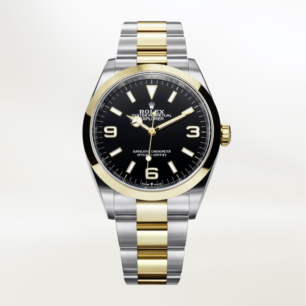 Versão Rolesor em Ouro Amarelo 18k e Oystersteel